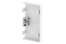 OBO RAPID 45 PVC END CAP   SNG WHITE 6113110