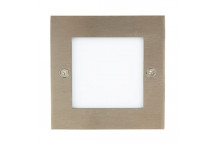 KJ35A S/S SQ MED PLAIN LED   (FOOTLIGHT)+