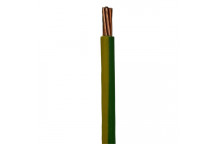 CUT H/WIRE 10MM PVC GRN/YELL   /100