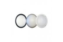 B/HEAD ROUND PLAIN 1XE27 WHT IP66 GL100LWRE27