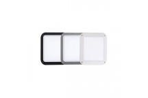 B/HEAD SQUARE BLK PLAIN 2XE27 IP66 GL100LBSE27