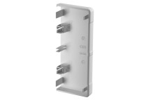 OBO RAPID 45 PVC END CAP   DUO GREY 6113282