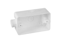 PVC 4X2 SPOUT SW/BOX FLUSH 9037