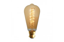 FILAMENT LED 4W DECO ST64 DIMMABLE BC AMBER (SYNERJI)