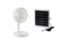 RECHARGEABLE FOLDING FAN WITH SOLAR PANEL RF33W