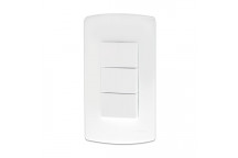 TRINITY (WHT) 4X2 3L SWITCH COMP. GL2TS2031