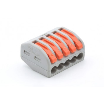 CONN. 5W CLOSED END BUTT SPLICE GREY 400V/32A      SB400215