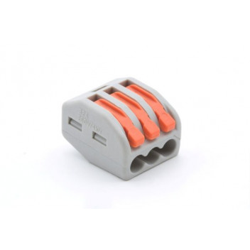 CONN. 3W CLOSED END BUTT SPLICE GREY 400V/32A      SB400213
