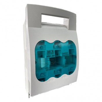 FUSE HOLDER MCE NH1 DC SURF. 250A 2P  GLO                GL3FHDCSB2250