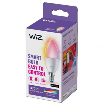 WIZ CANDLE C37 4.9W=40W E14 RGBW SMART LAMP