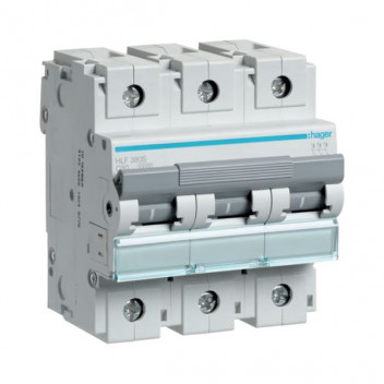 HAGER 80A T/P 10KA MCB DIN HLF380S