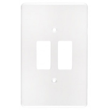 C/T 2 LEVER PLATE 4X2 PVC  6542/6/601