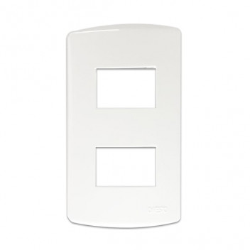TRINITY (WHT) 4X2 2L GRID PLATE GL2TG2002