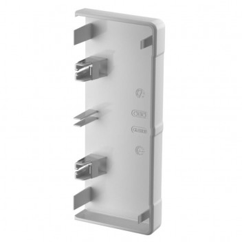 OBO RAPID 45 PVC END CAP   DUO GREY 6113282