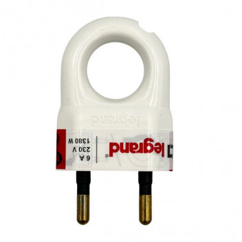 P/TOP (LEGRAND) WITH HANDLE 5A 2P WHT 50162