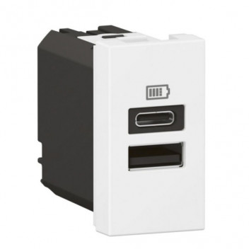 ARTEOR USB CHARGE 1M A+C 3A 15W WHT  571688 (LIMITED STK