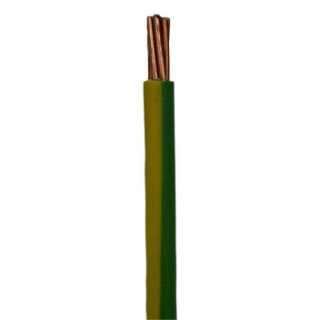 H/WIRE 6MM PVC (GRN/YELL)  /100