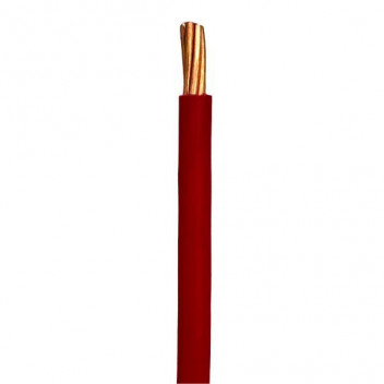 H/WIRE 6MM PVC (RED) /100M