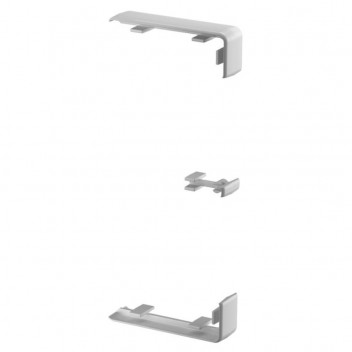 OBO RAPID 45PVC COVER JOINT FOR DOUBLE  GREY            6113212