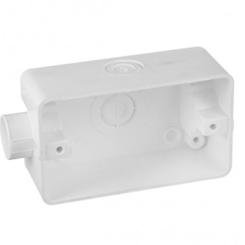 PVC 4X2 SPOUT SW/BOX FLUSH 9037