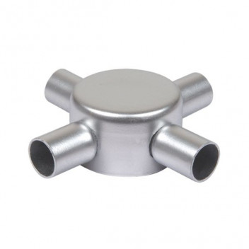 GALV TAPER 25MM 4W RND BOX  127425