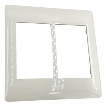 YSALIS 4X4 PLATE 2X3MOD . HORIZ. WHT   701184