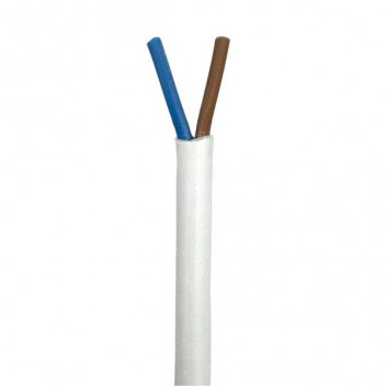FLEX RND CABTYRE 1X2 WHT   10A/100M