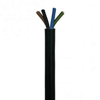 CUT FLEX RND CABTYRE 1X4 BLK   10A/100M