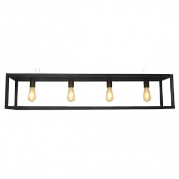 RP86 4LT BLACK PENDANT