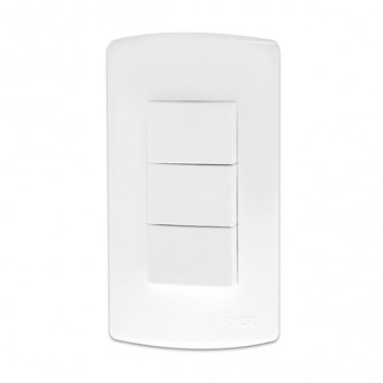 TRINITY (WHT) 4X2 3L SWITCH COMP. GL2TS2031