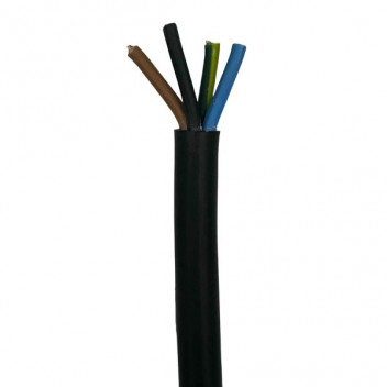 CUT FLEX RND CABTYRE 2.5X4 BLK 25A/100M