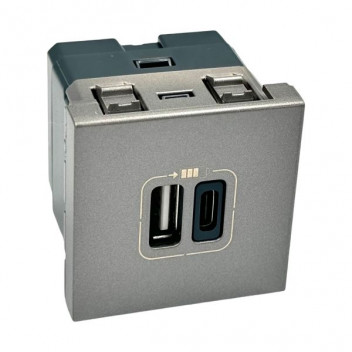 ARTEOR (MAGNESIUM) 2x USB CHARGE. 2MOD A+C 3A      15W   572577