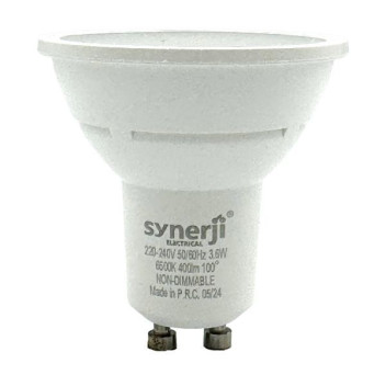 PAR16 LED SYNERJI 5W GU10  3000K NON DIMM W/W (NEW)